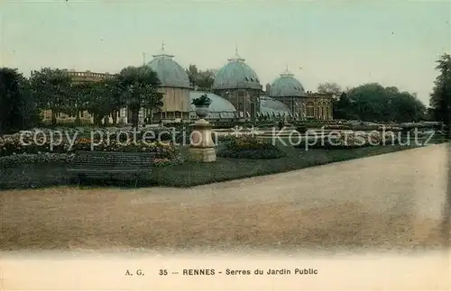 AK / Ansichtskarte Rennes_Ille et Vilaine Serres du Jardin Public 