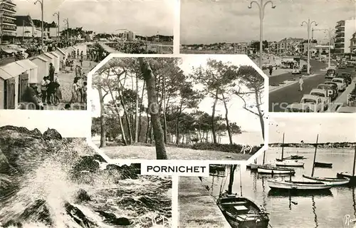 AK / Ansichtskarte Pornichet La Plage Les Boulevards Les Pins Le Port Les Rochers Pornichet