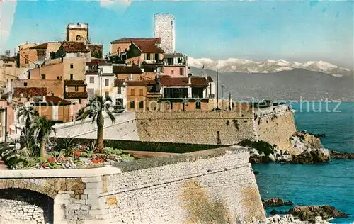 AK / Ansichtskarte Antibes_Alpes_Maritimes Les Remparts construits par Vauban Antibes_Alpes_Maritimes