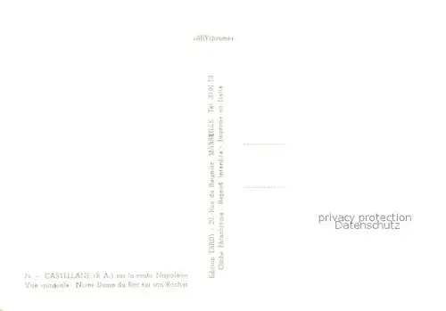 AK / Ansichtskarte Castellane Panorama Castellane