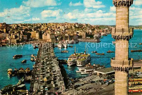 AK / Ansichtskarte Istanbul_Constantinopel Galata Bruecke Istanbul_Constantinopel
