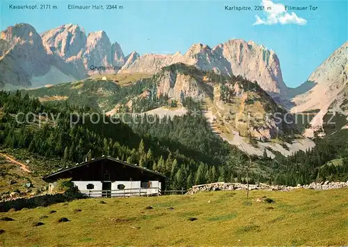 AK / Ansichtskarte Kaisergebirge Kaiserkopf Ellmauer Halt Wochenbrunner Alt  Kaisergebirge