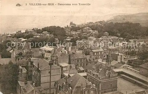 AK / Ansichtskarte Villers sur Mer Panorama vers Trouville Villers sur Mer