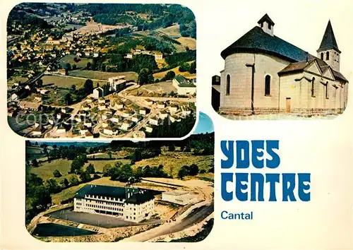 AK / Ansichtskarte Ydes Vue generale College nationalise Eglise Ydes