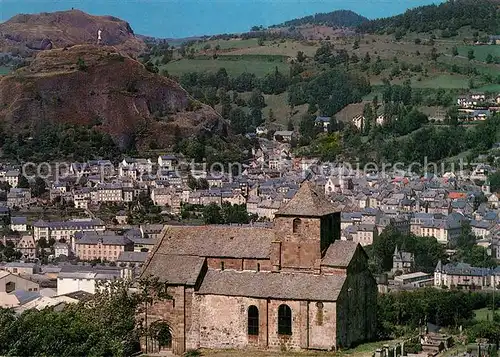 AK / Ansichtskarte Murat_Cantal Vue generale de Murat Au premier plan chapelle de Bredons Murat Cantal