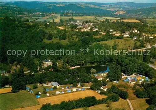 AK / Ansichtskarte Clecy Le Camping sur les bords de lOrne Vue aerienne Clecy