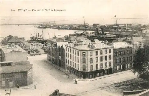 AK / Ansichtskarte Brest_Finistere Port de Commerce  Brest_Finistere