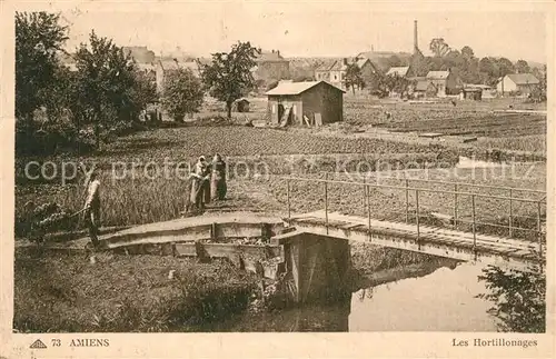 AK / Ansichtskarte Amiens Les Hortillonages Amiens