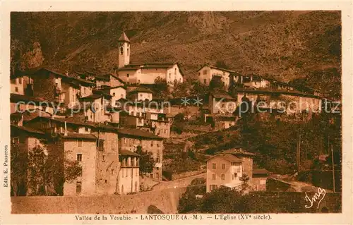 AK / Ansichtskarte Lantosque Eglise Vallee de la Vesubie Lantosque