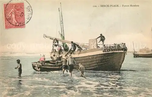 AK / Ansichtskarte Berck Plage Futurs Matelots Berck Plage