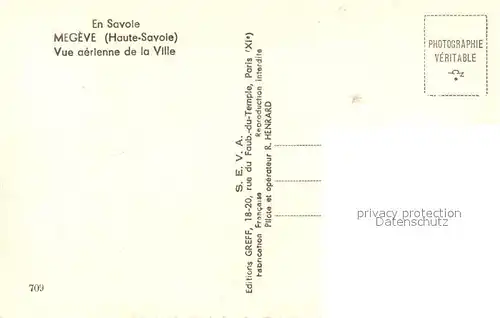 AK / Ansichtskarte Megeve Fliegeraufnahme Megeve