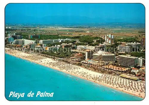 AK / Ansichtskarte Playa_de_Palma_Mallorca Fliegeraufnahme Playa_de_Palma_Mallorca