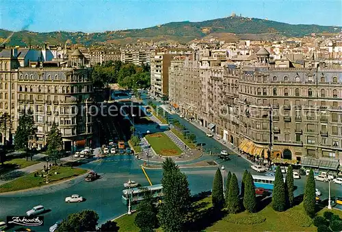 AK / Ansichtskarte Barcelona_Cataluna Fliegeraufnahme Avenida General Goded Barcelona Cataluna