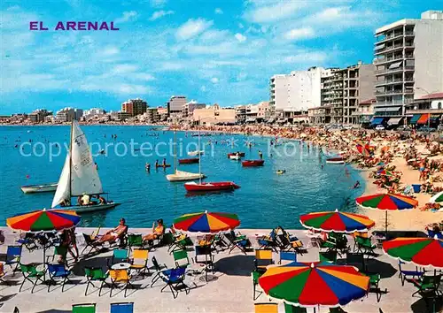 AK / Ansichtskarte El_Arenal_Mallorca Hotelanlagen Strand El_Arenal_Mallorca