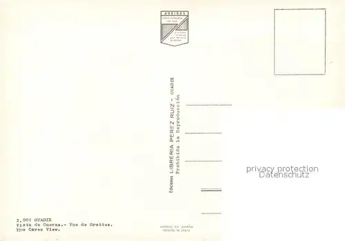 AK / Ansichtskarte Guadix Grotten Guadix