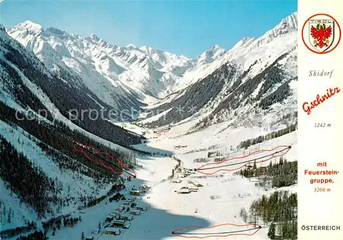 AK / Ansichtskarte Gschnitz_Tirol Fliegeraufnahme Winterlandschaft Gschnitz Tirol