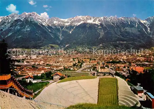 AK / Ansichtskarte Innsbruck Blick von der Olympia Sprungschanze Innsbruck