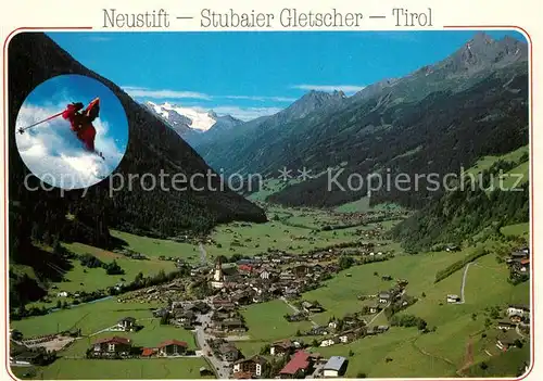 AK / Ansichtskarte Neustift_Stubaital_Tirol Fliegeraufnahme Neustift_Stubaital_Tirol