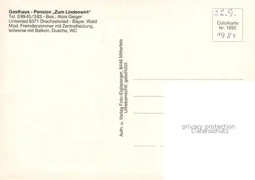 AK / Ansichtskarte Oberried_Bischofsmais Panorama Unterried Oberried Bischofsmais