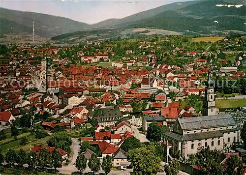 AK / Ansichtskarte Deggendorf_Donau Fliegeraufnahme Deggendorf Donau