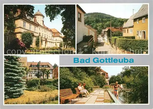 AK / Ansichtskarte Bad_Gottleuba Berggiesshuebel Kurpark Sanatorium Bad