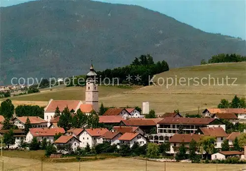 AK / Ansichtskarte Drachselsried Panorama Kirche Drachselsried
