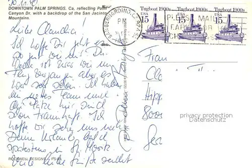 AK / Ansichtskarte Palm_Springs San Jacinto Mountains 