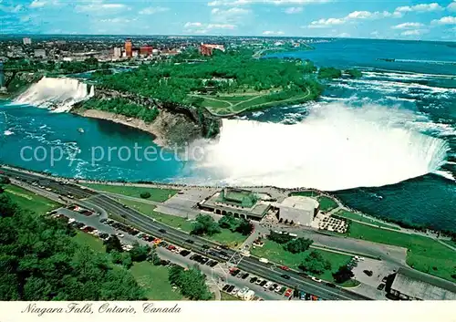 AK / Ansichtskarte Ontario_Canada Fliegeraufnahme Niagara Falls Ontario Canada
