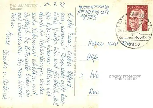 AK / Ansichtskarte Bad_Bramstedt Fliegeraufnahme Bad_Bramstedt