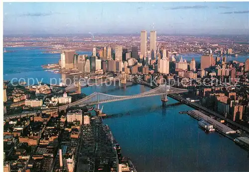 AK / Ansichtskarte New_York_City Twin Towers New_York_City