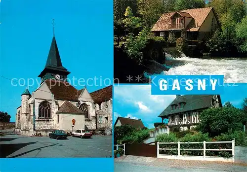 AK / Ansichtskarte Gasny Eglise l Epte Maison normande Gasny