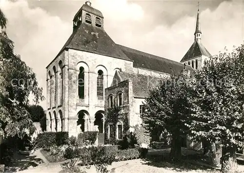 AK / Ansichtskarte Saint Benoit sur Loire Basilique vue de la Tour Porche Saint Benoit sur Loire