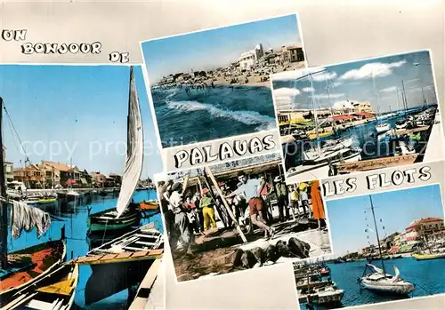 AK / Ansichtskarte Palavas les Flots_Herault Canal Port de peche Plage Pesee des Thons Canal Palavas les Flots_Herault