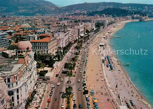 AK / Ansichtskarte Nice_Alpes_Maritimes Promenade des Anglais Cote d Azur vue aerienne Nice_Alpes_Maritimes