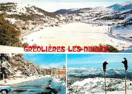 AK / Ansichtskarte Greolieres Station d hiver Alpes Francaises Greolieres