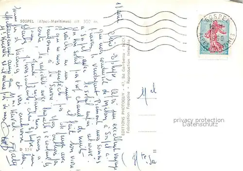 AK / Ansichtskarte Sospel Eglise Pont vue panoramique Sospel