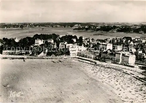 AK / Ansichtskarte Dinard_Ille_et_Vilaine_Bretagne Plage Casino ver la Vallee de la Rance vue aerienne Dinard_Ille