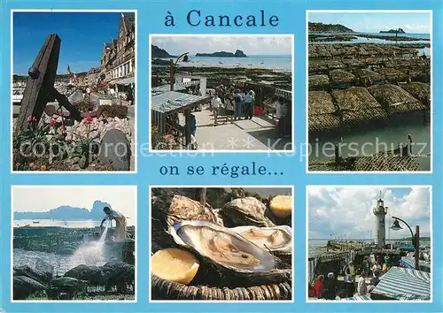 AK / Ansichtskarte Cancale Parcs a huitres Austernbaenke Cancale