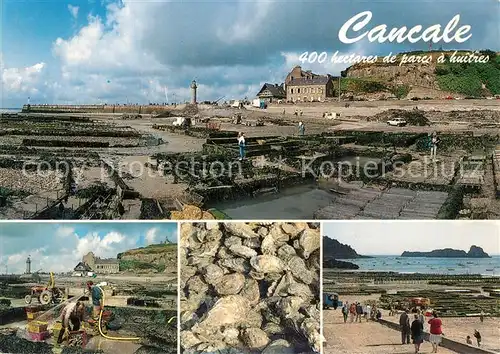 AK / Ansichtskarte Cancale Parcs a huitres Austernbaenke Cancale