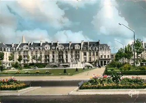 Caen Place de la Republique et les Jardins Caen