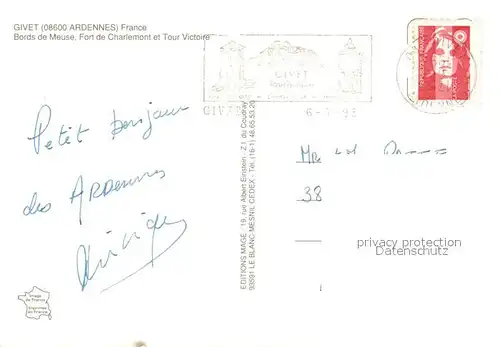 Givet_Ardennes Bords de Meuse Fort de Charlemont et Tour Victoire Givet Ardennes