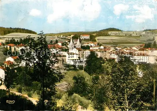 La_Louvesc Vue generale Nord Est Basilique Saint Regis les Hotels et Villa Notre Dame La_Louvesc