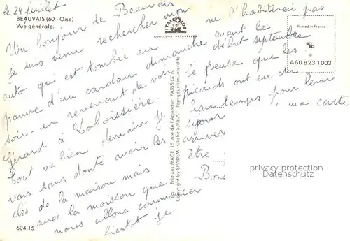 Beauvais Vue generale aerienne Beauvais