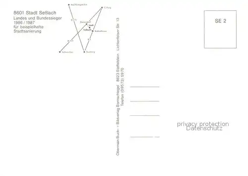 Sesslach Ortsansicht Sesslach