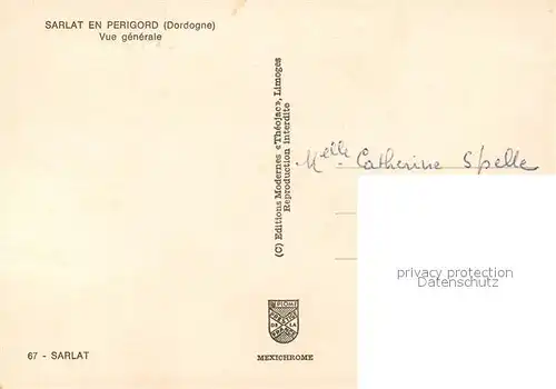 Sarlat la Caneda Vue generale Sarlat la Caneda