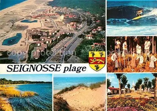 Seignosse Vue aerienne Vue partielle Seignosse