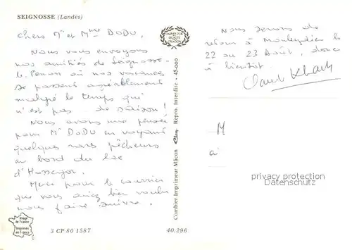 Seignosse Vue aerienne Vue partielle Seignosse