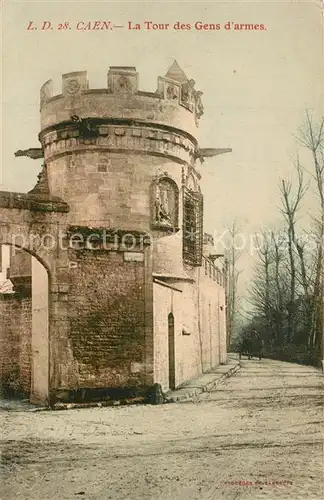 Caen La Tour des Gens d armes Caen