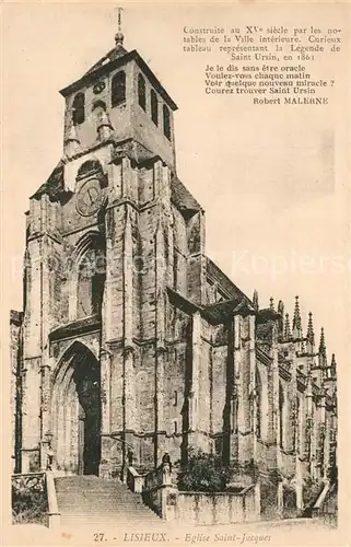 Lisieux Eglise Saint Jacques Lisieux