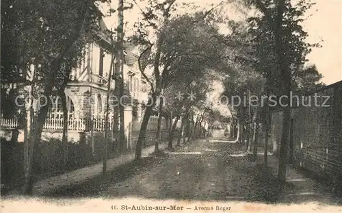 Saint Aubin sur Mer_Calvados Avenue Roger Saint Aubin sur Mer